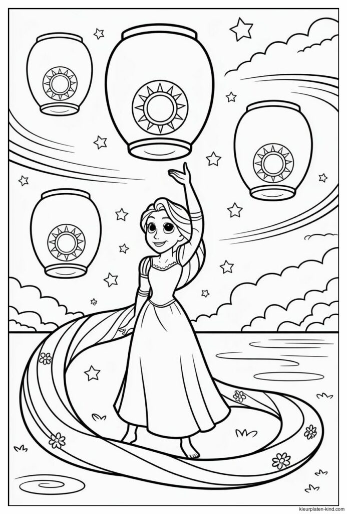rapunzel-kleurplaat-waarin-ze-lantaarns-omhoog-laat-71a7f437-80a8-4407-b7f1-e7cc8ced1d8a.png