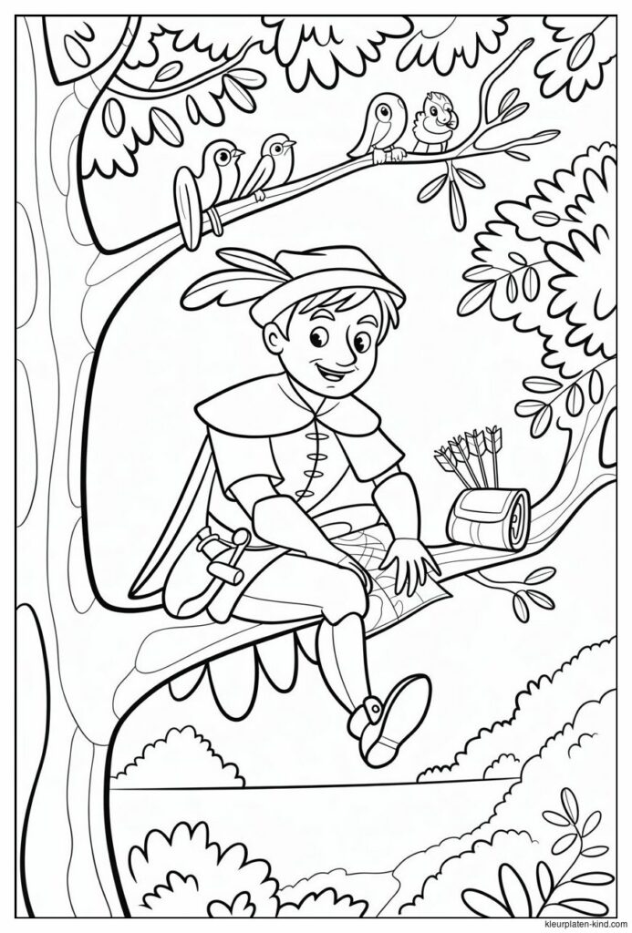 robin-hood-kleurplaat-waarin-hij-op-een-boomtak-zit-en-zijn-volgende-avontuur-plant-c6d7a1a6-0a91-446d-85e1-a5cce4a7aed6.png