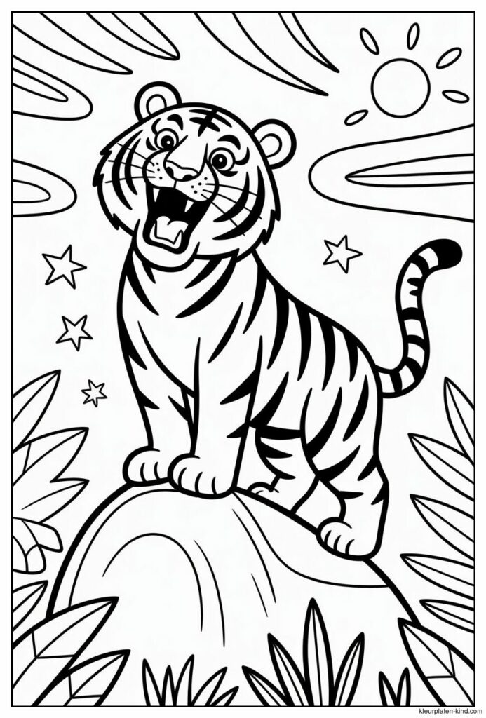 tijger-kleurplaat-waarin-een-tijger-brullend-op-een-rots-staat-b923f063-0b1c-4c5c-b498-3d600a3b2fbb.png