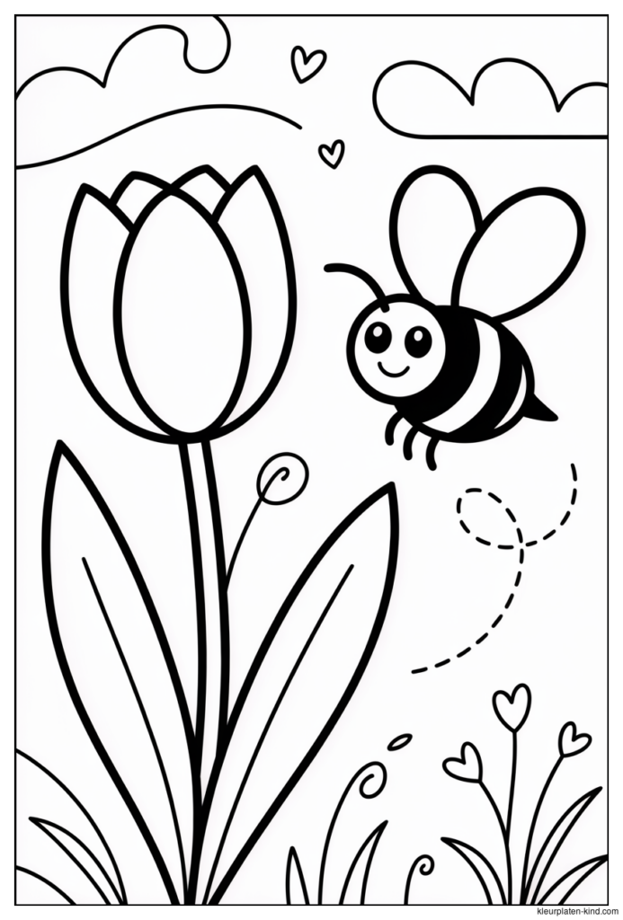 tulp-kleurplaat-waarin-een-bijtje-rond-een-tulp-vliegt-27e2b098-ca66-4f32-9811-102a4204c501.png