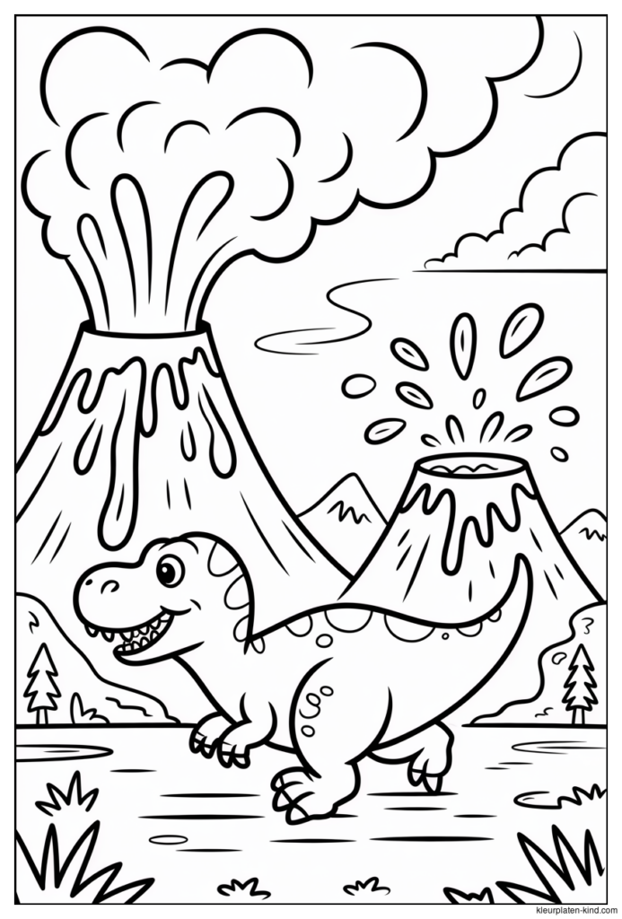 vulkaan-kleurplaat-met-een-dinosaurus-die-naast-een-uitbarstende-vulkaan-loopt-0af984f9-5576-43ed-897c-3c59f989792f.png