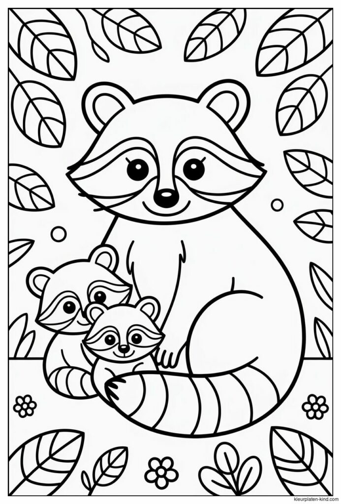 wasbeer-kleurplaat-waarin-een-moeder-wasbeer-samen-met-haar-kleintjes-zit-e568b481-530c-474e-b075-db8e7b1d04c8.png
