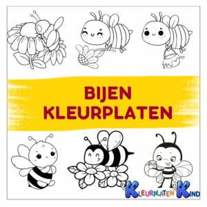Bijen kleurplaten