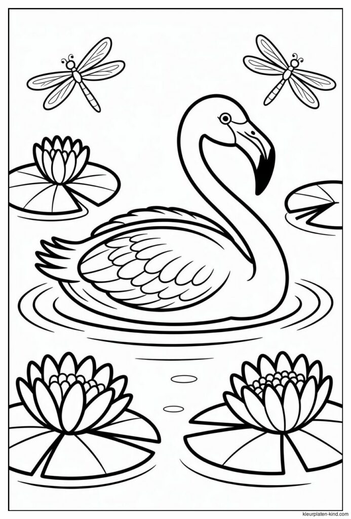 flamingo-die-tussen-waterlelies-en-libellen-zwemt-679ad57a-e65a-4bc9-8e3e-43eb1dbfc08a.png