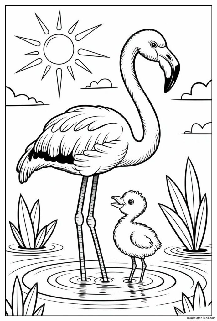 flamingo-met-kuikentje-aan-haar-zijde-in-een-moerasvol-zonlicht-0f0cece5-07e2-4a37-9512-be84a008ddcc.png