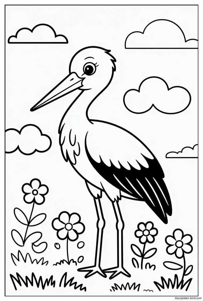ooievaar-die-rustig-in-het-gras-staat-met-een-helder-blauwe-lucht-en-bloemen-eromheen-bdcd5c8a-194d-41df-8574-e91aaf7d2999.jpeg