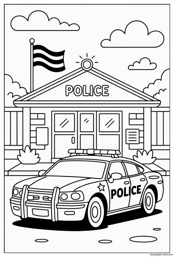 politieauto-geparkeerd-voor-een-politiebureau-met-een-vlag-ernaast-61422b26-0330-4ec1-9daa-d3ac2a472d47.png