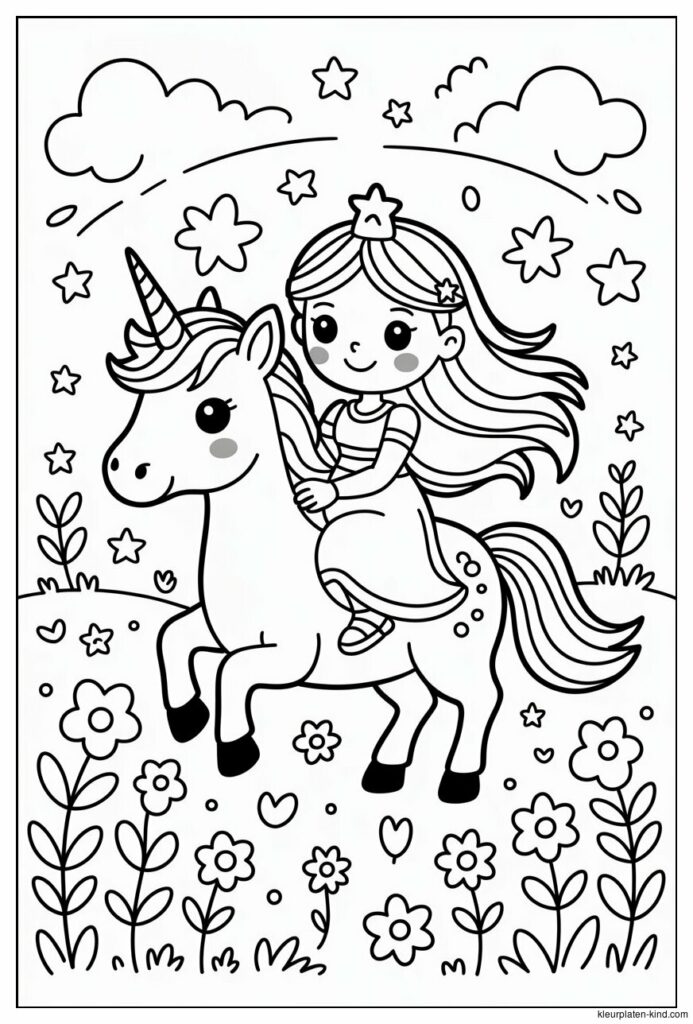 prinses-op-een-unicorn-die-door-een-magisch-bos-rijdt-met-bloemen-en-sterren-42e12247-5b02-4d70-b6a6-ad33b51429da.jpeg