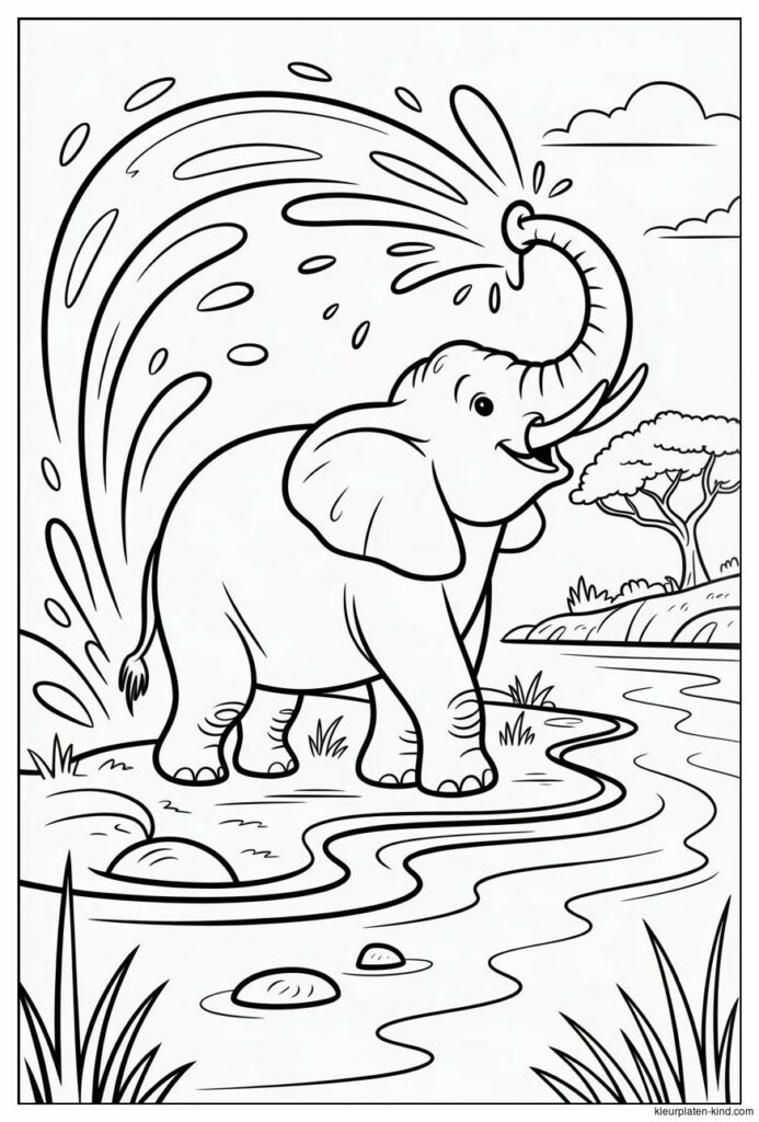 realistische-olifant-die-water-over-zijn-rug-spuit-bij-een-rivier-5ce2f73d-5904-4e19-b5a3-aafbeb1a6f3a.png
