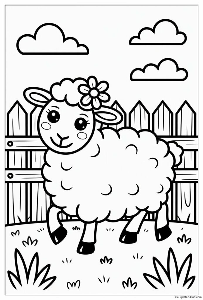 schaap-met-een-bloemetje-op-zijn-hoofd-dat-rustig-langs-een-hek-wandelt-090e0a03-2b1e-4881-bcf3-dd4e82506981.jpeg