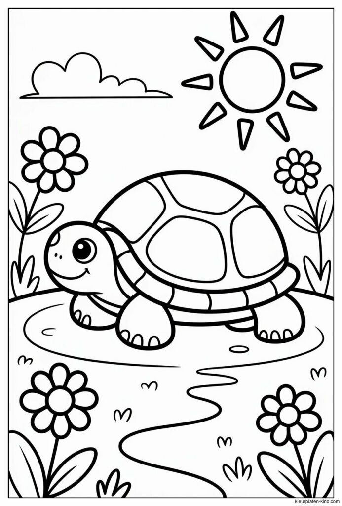 schattige-schildpad-die-langzaam-over-een-zandpad-kruipt-met-bloemen-eromheen-0087abb3-8ce1-4167-bcb8-c77185d39bdd.jpeg