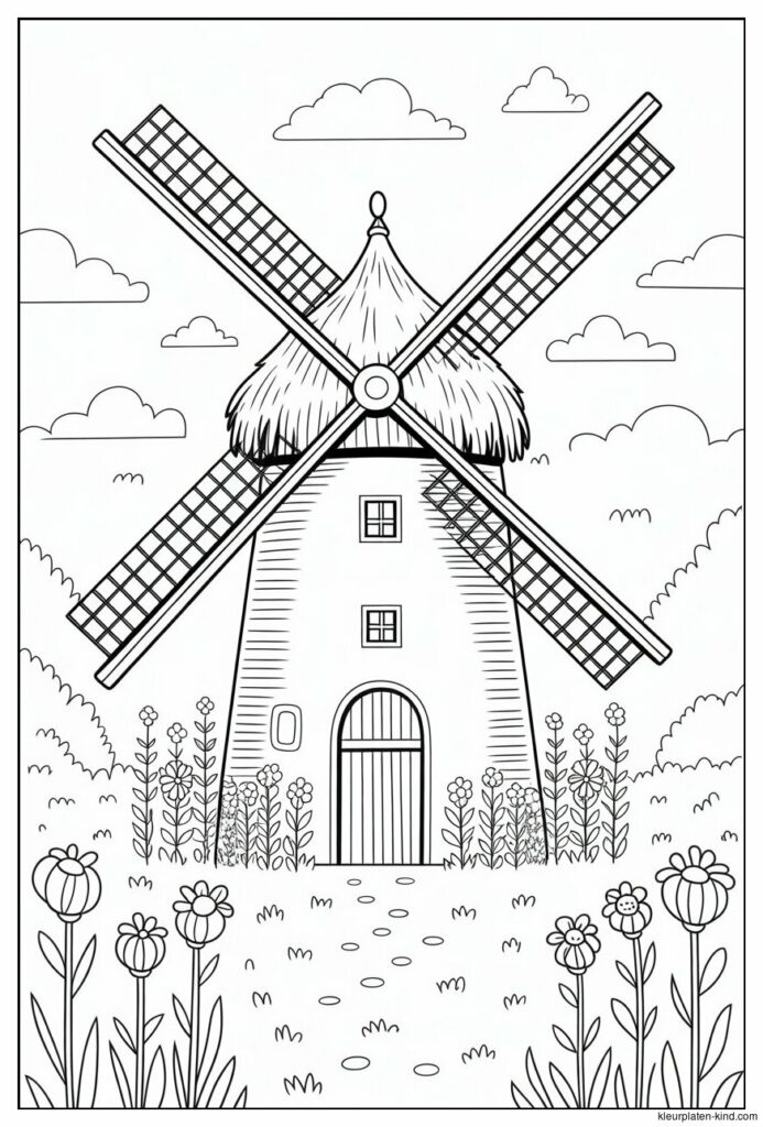 traditionele-windmolen-met-rieten-dak-en-bloemen-in-de-tuin-ce71cba4-ccd7-4965-9d11-1479aa7e244d.jpeg