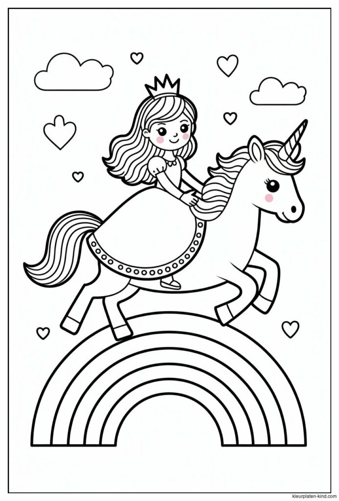unicorn-prinses-met-een-lange-kleurrijke-jurk-die-over-een-regenboog-wandelt-164090b4-5a18-4a8d-95d9-c65753be80be.jpeg