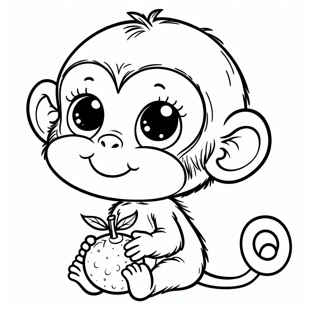 aap-afdrukken-downloaden-schattig-kleurplaten-kawaii.jpg