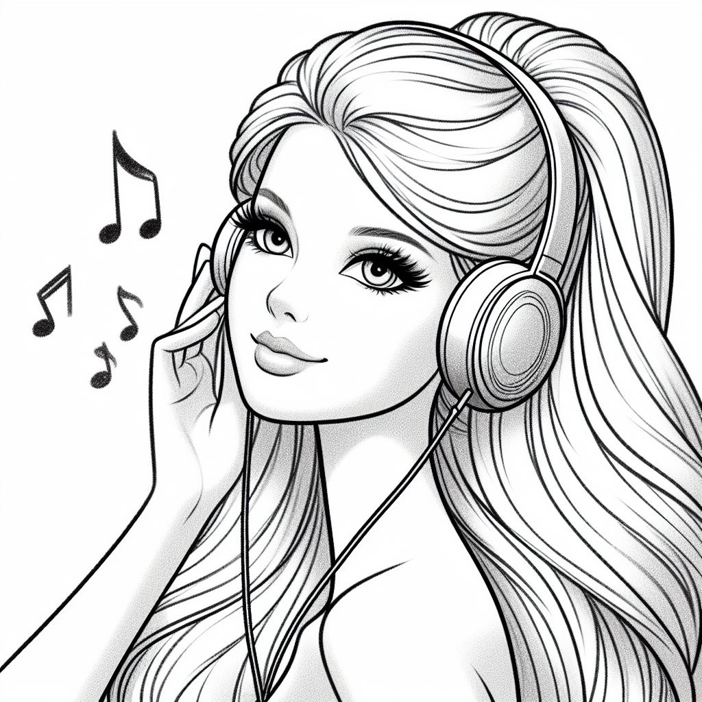 afdrukken-downloaden-kleurplaten-barbiepop-schattig-kawaii