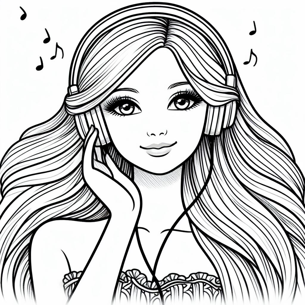 gratis-afdrukken-mooi-kawaii-kleurplaten-barbiepop