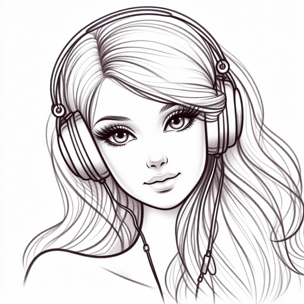 gratis-kleurplaten-schattig-barbiepop-kawaii-afdrukken