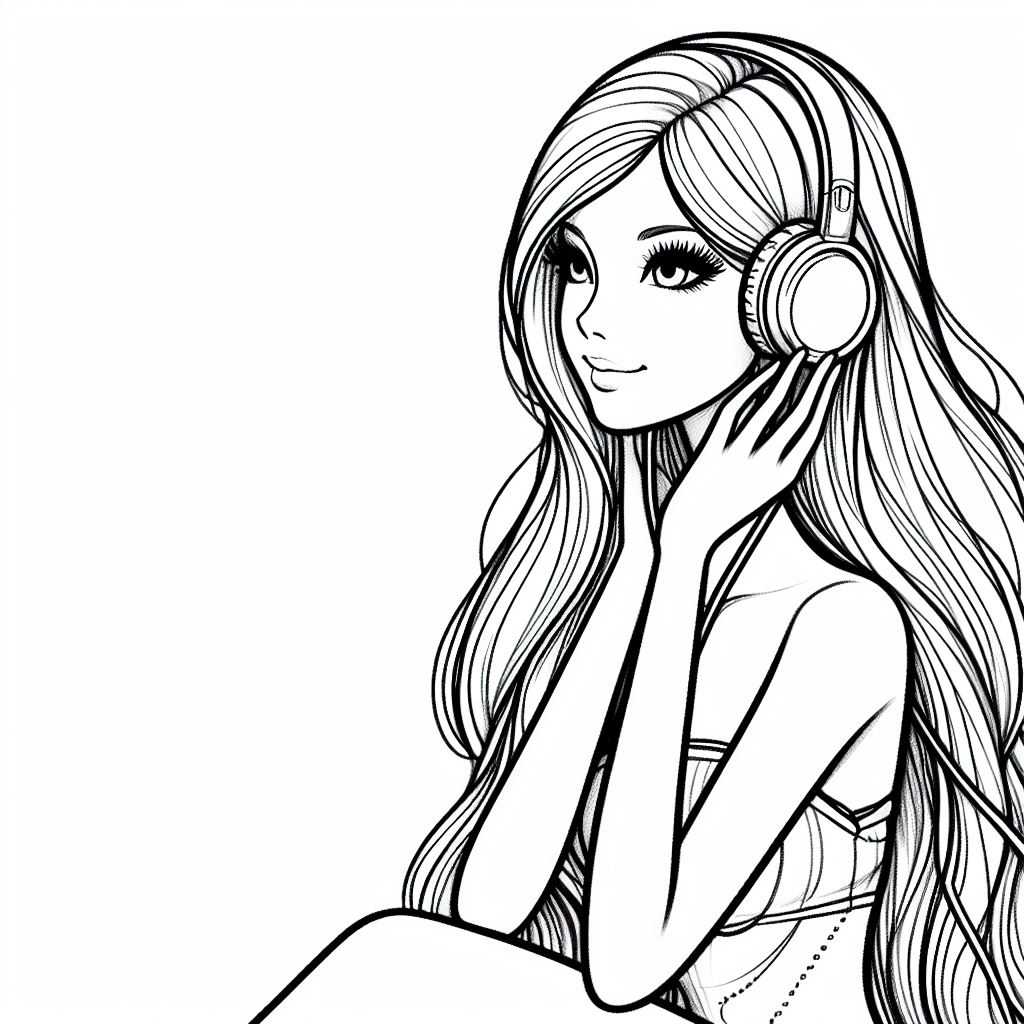 kawaii-downloaden-kleurplaten-barbiepop