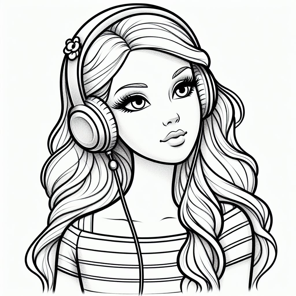kawaii-kleurplaten-barbiepop-schattig-downloaden-mooi