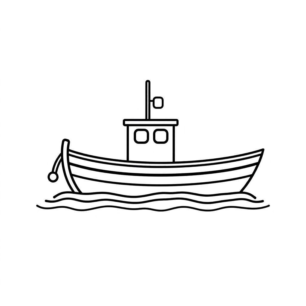 kawaii-boot-kleurplaat-mooi-afdrukken-gratis-schattig.png