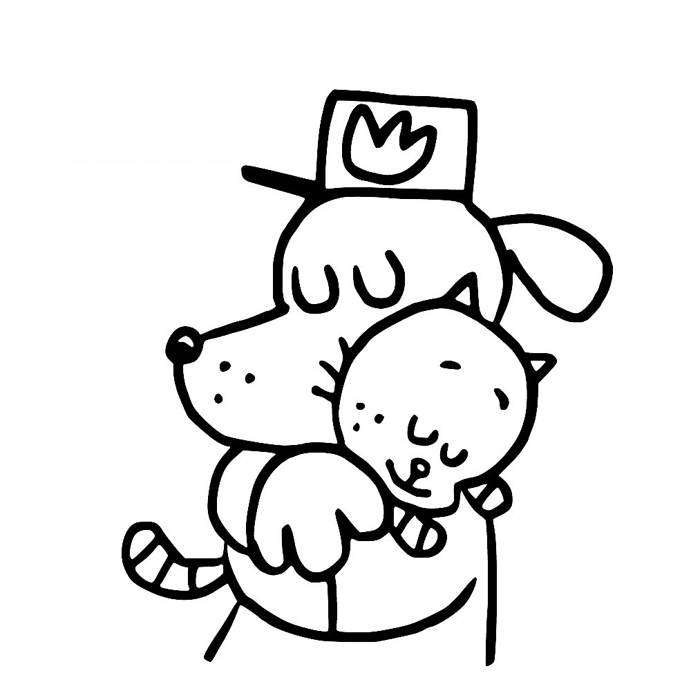 kleurplaat-mooi-kawaii-schattig-dog-man-gratis.jpg