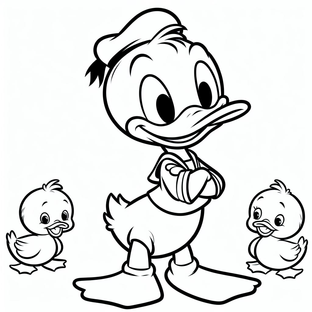 gratis-afdrukken-kleurplaten-mooi-kawaii-donald-duck.jpg