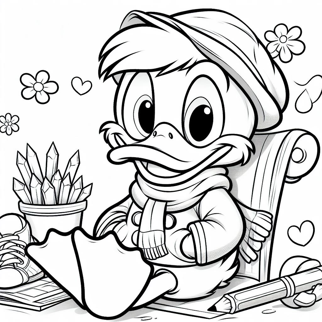 gratis-donald-duck-kleurplaten-kawaii-mooi-schattig-afdrukken.jpg