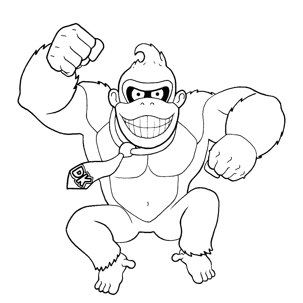 mooi-kleurplaten-kawaii-afdrukken-schattig-donkey-kong.jpg
