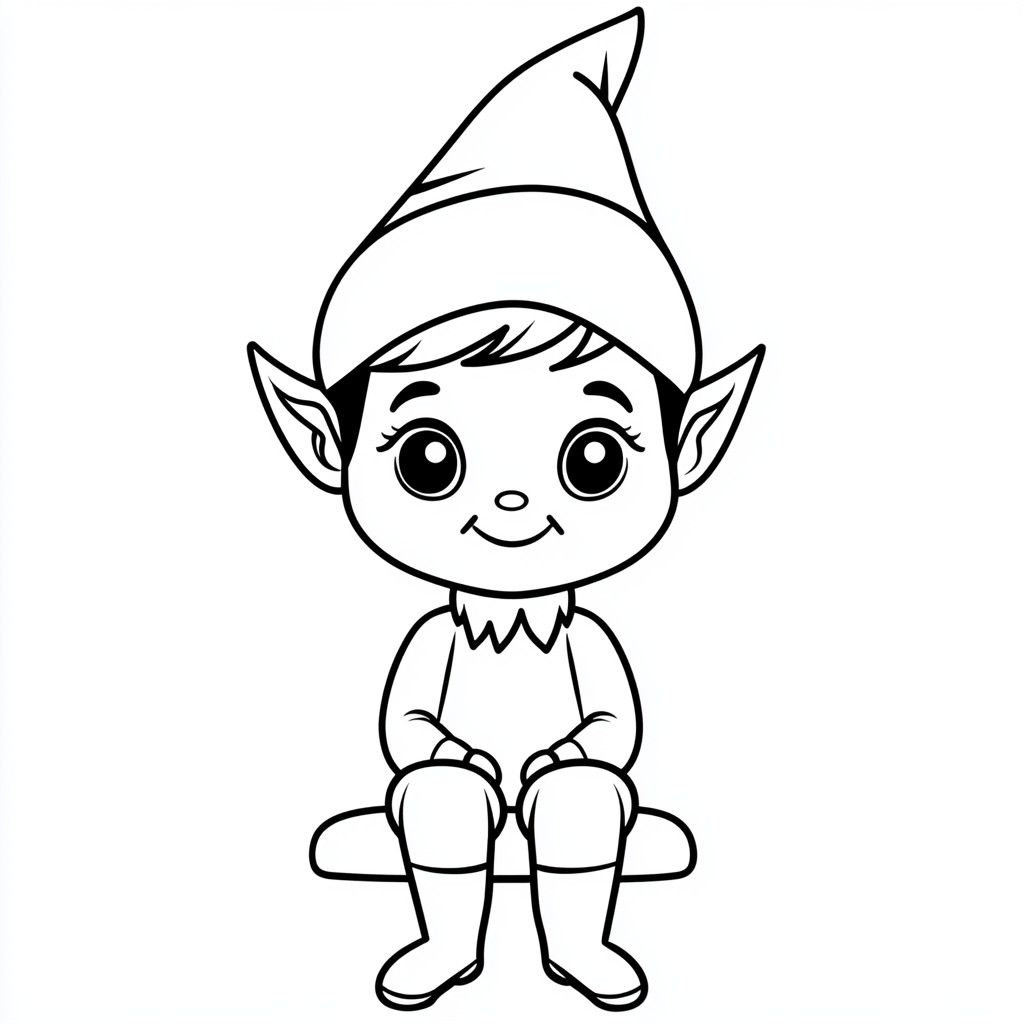 kleurplaten-mooi-elf-on-the-shelf-afdrukken-kawaii-gratis-downloaden.jpg