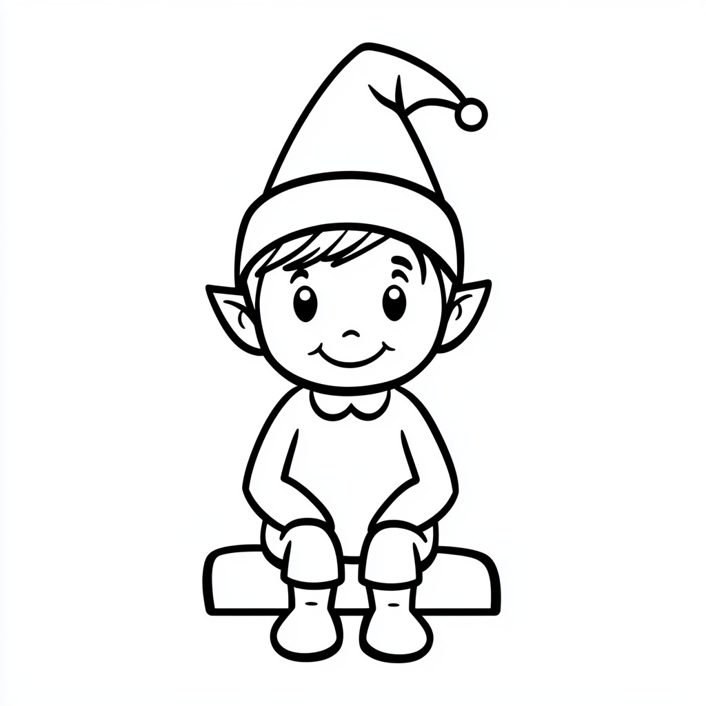 mooi-afdrukken-gratis-schattig-kawaii-kleurplaten-elf-on-the-shelf.jpg