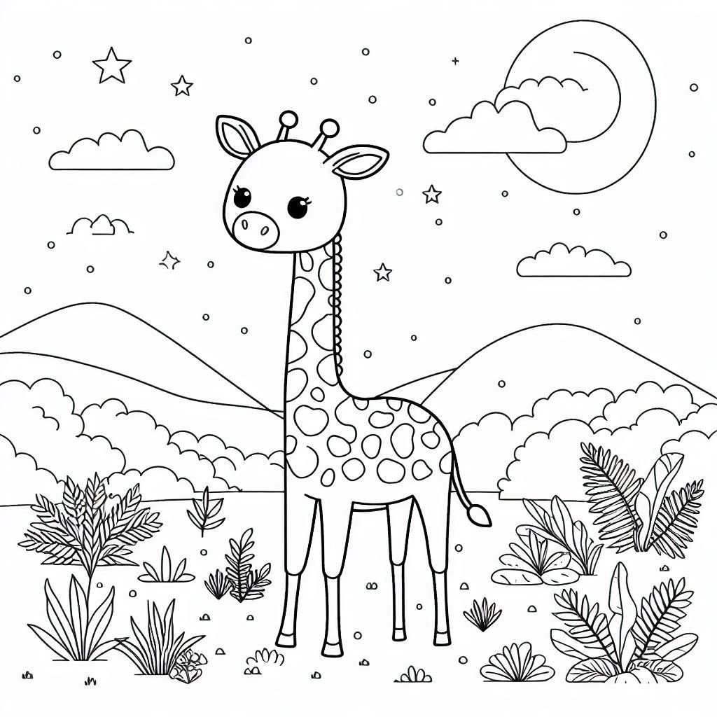 mooi-kleurplaten-kawaii-giraf-downloaden-schattig-gratis.jpg