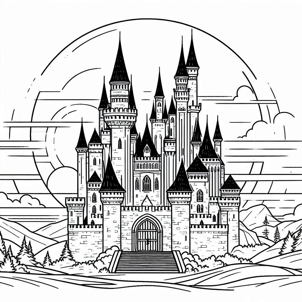 kasteel-kleurplaten-schattig-afdrukken-kawaii.jpg