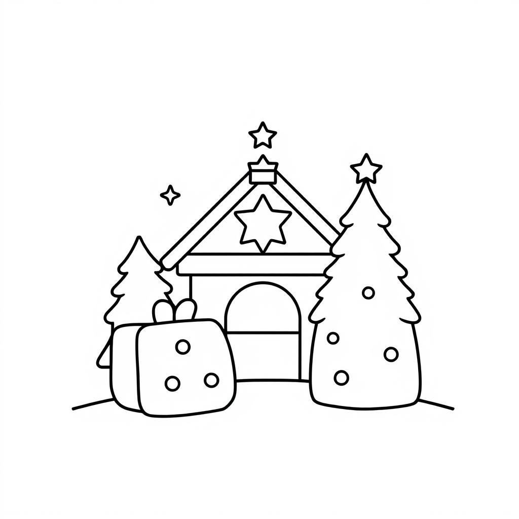 kerst-tekening-kleurplaat-kawaii-mooi-gratis-schattig.png