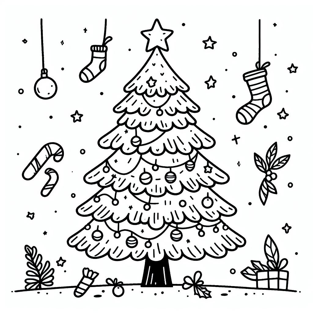 kerstboom-kleurplaten-afdrukken-downloaden-schattig-kawaii.jpg