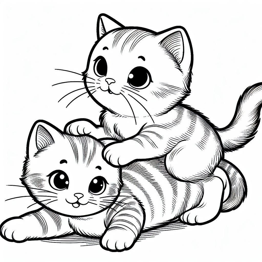 afdrukken-kleurplaat-downloaden-kleurplaat-kittens