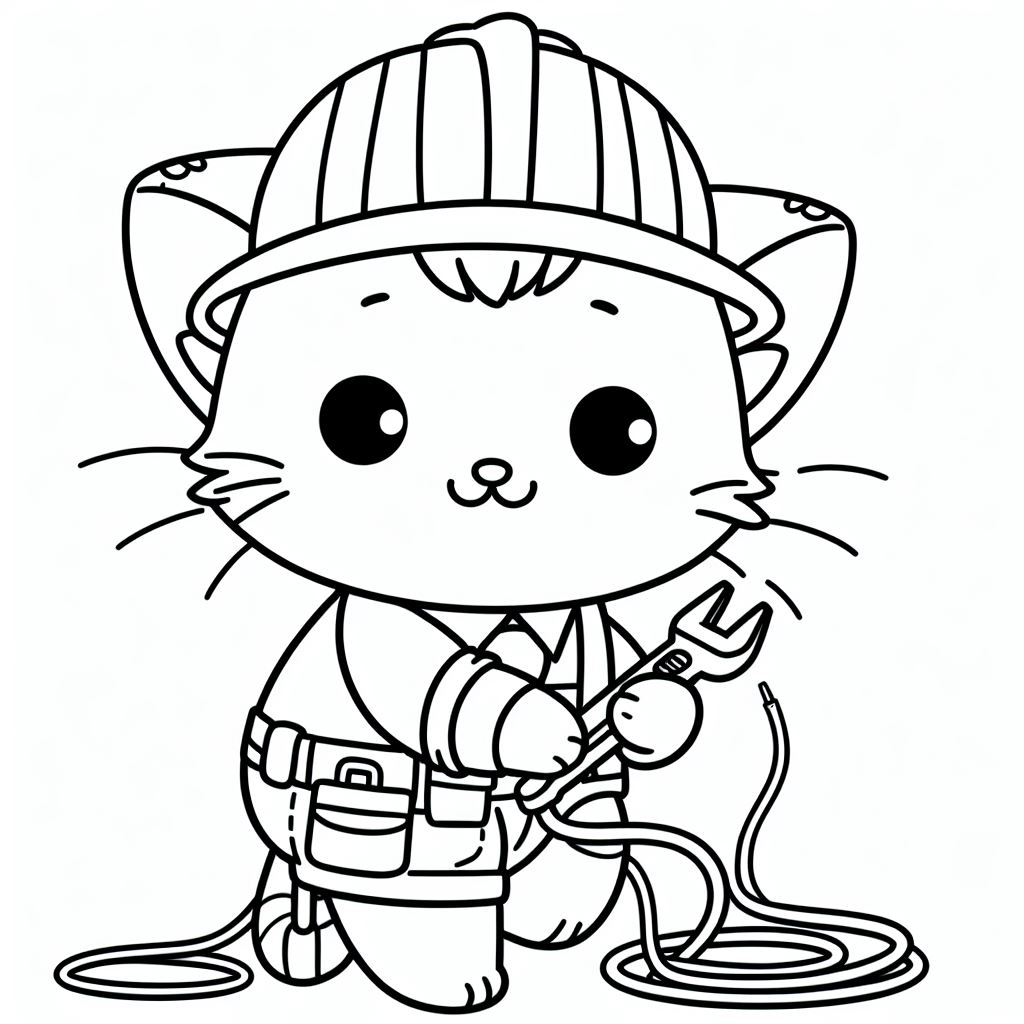 afdrukken-kleurplaat-kittens-kleurplaat