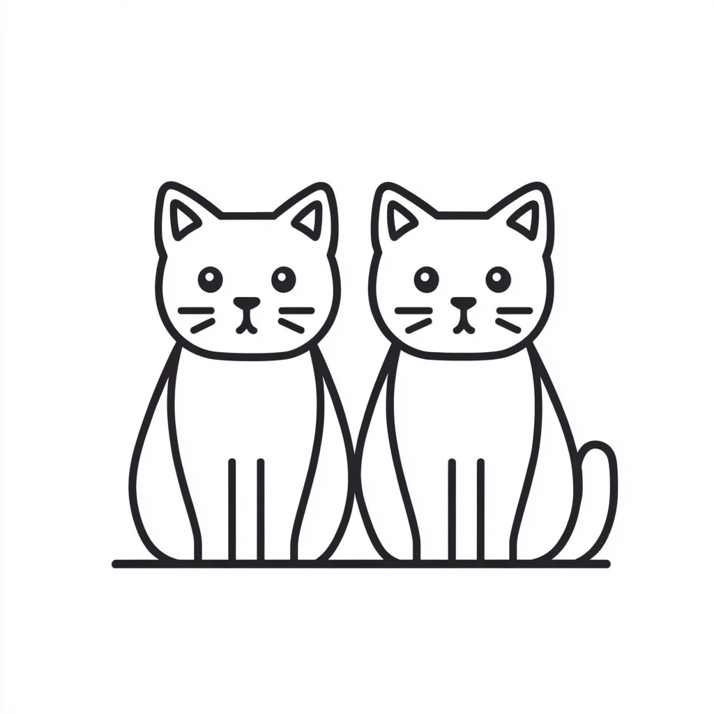 afdrukken-kleurplaat-kleurplaat-kittens-schattig