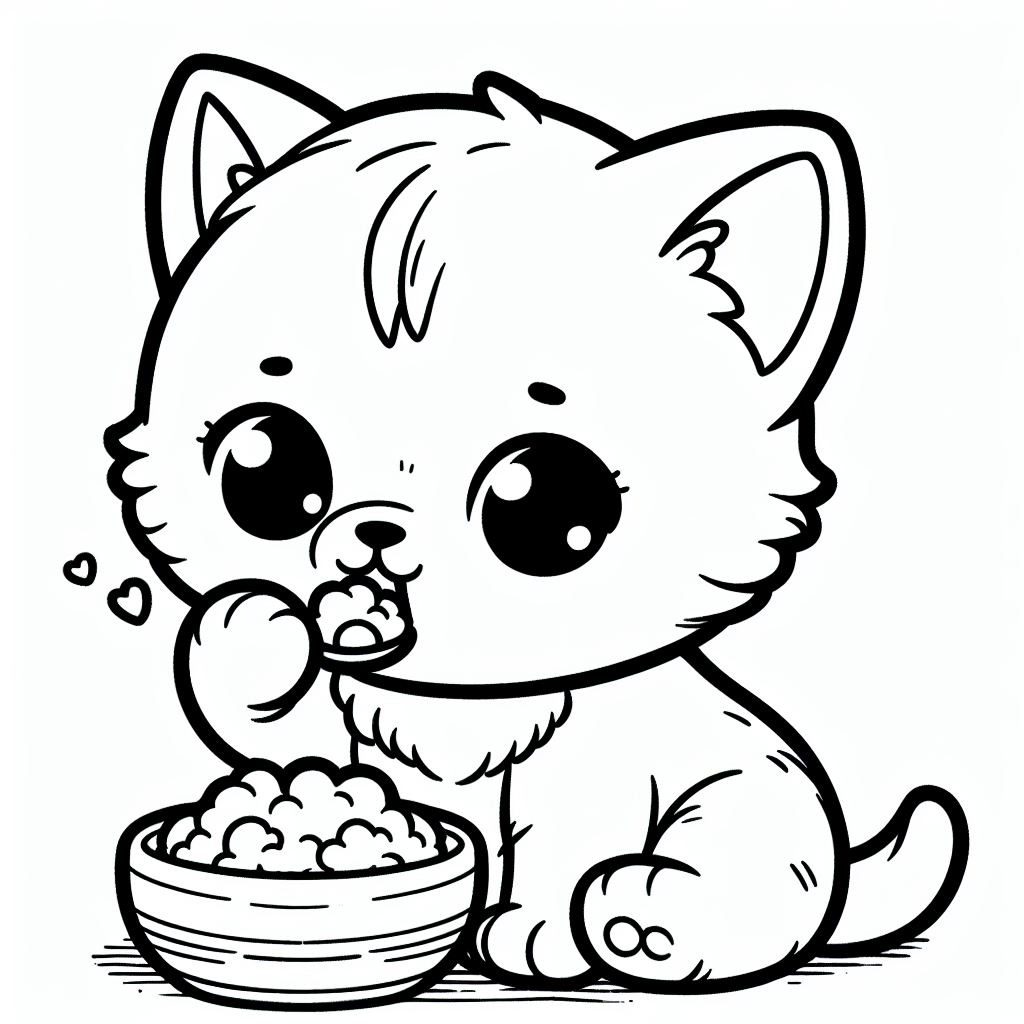 downloaden-afdrukken-kleurplaat-kawaii-kleurplaat-kittens