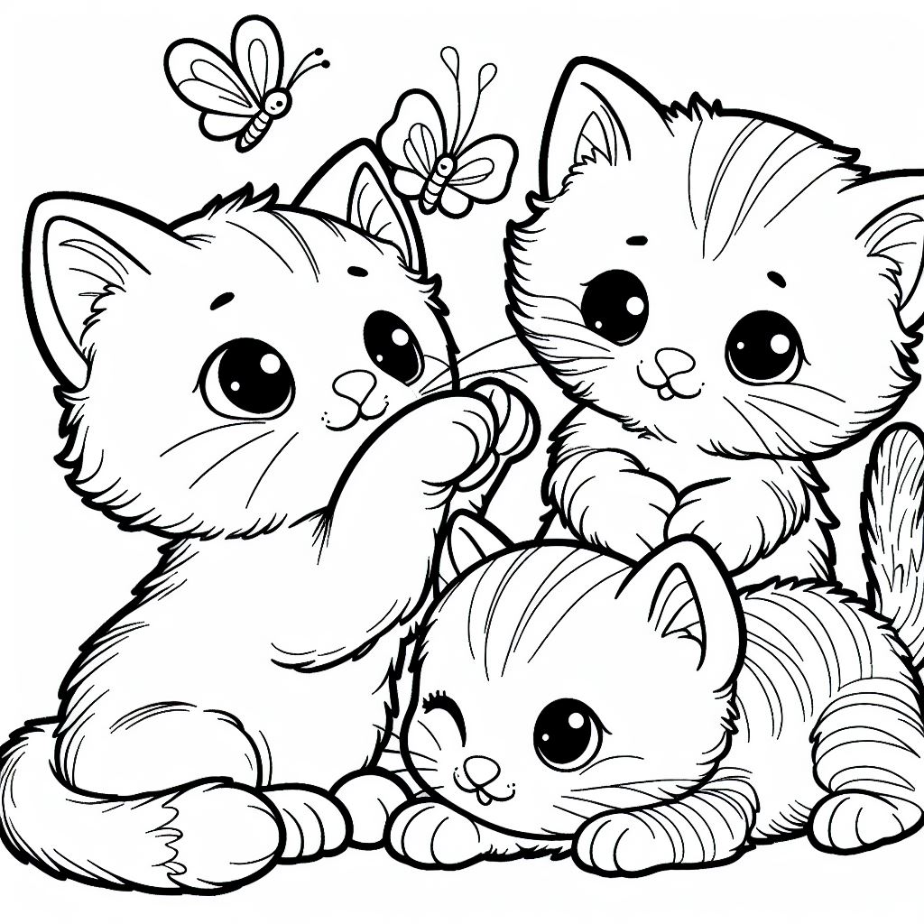 downloaden-kawaii-kleurplaat-kleurplaat-kittens