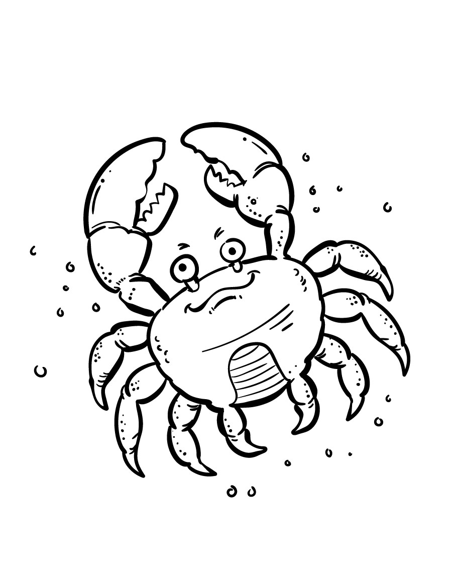 kleurplaat-krab-afdrukken-kawaii-schattig-mooi-kleurplaat-gratis.jpg