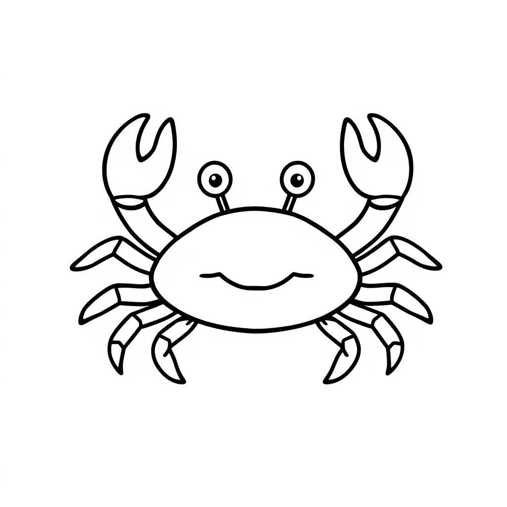 kleurplaat-krab-kleurplaat-afdrukken-schattig-kawaii-mooi.jpg