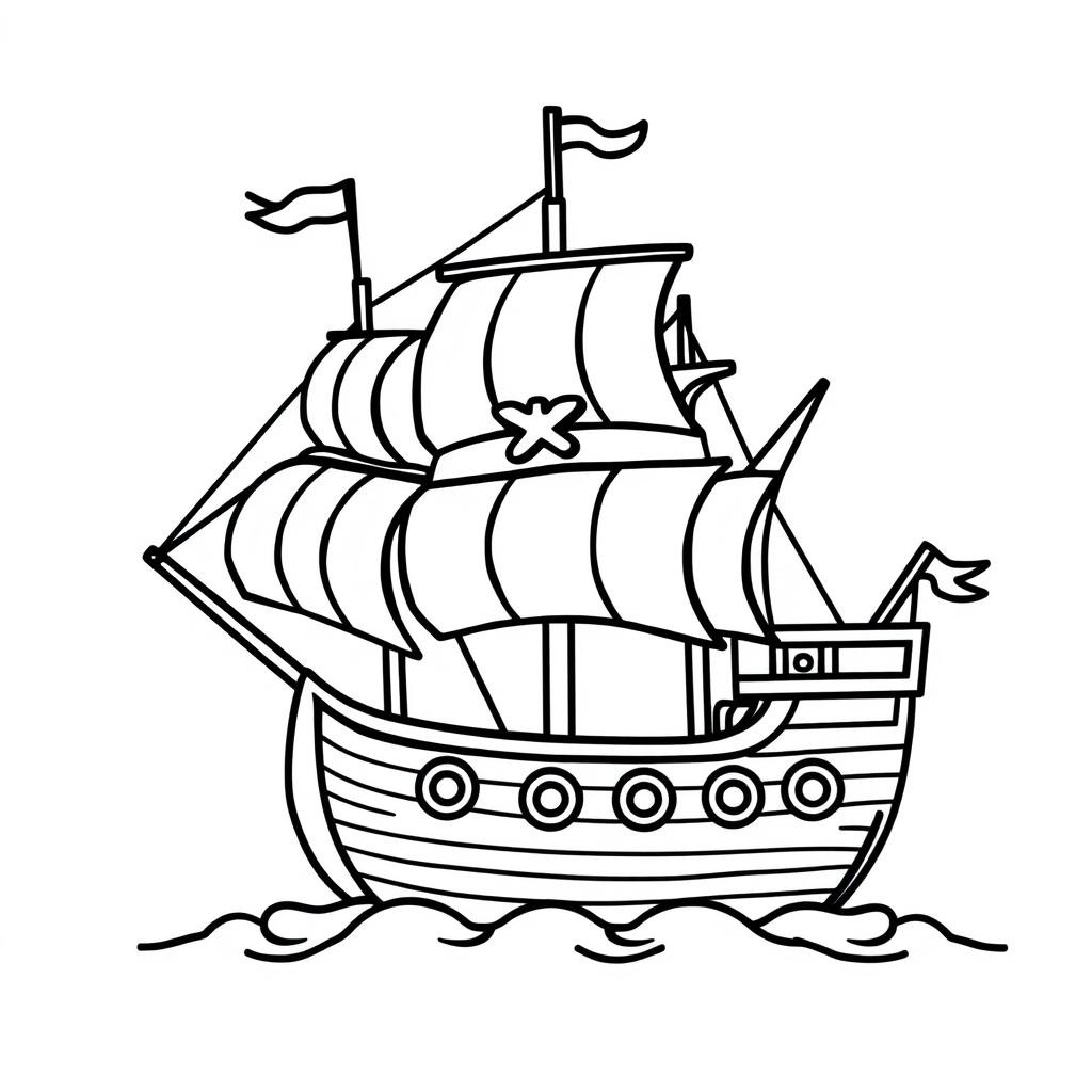 kleurplaat-piratenboot-kleurplaat-kawaii-schattig-mooi-gratis-afdrukken.jpg