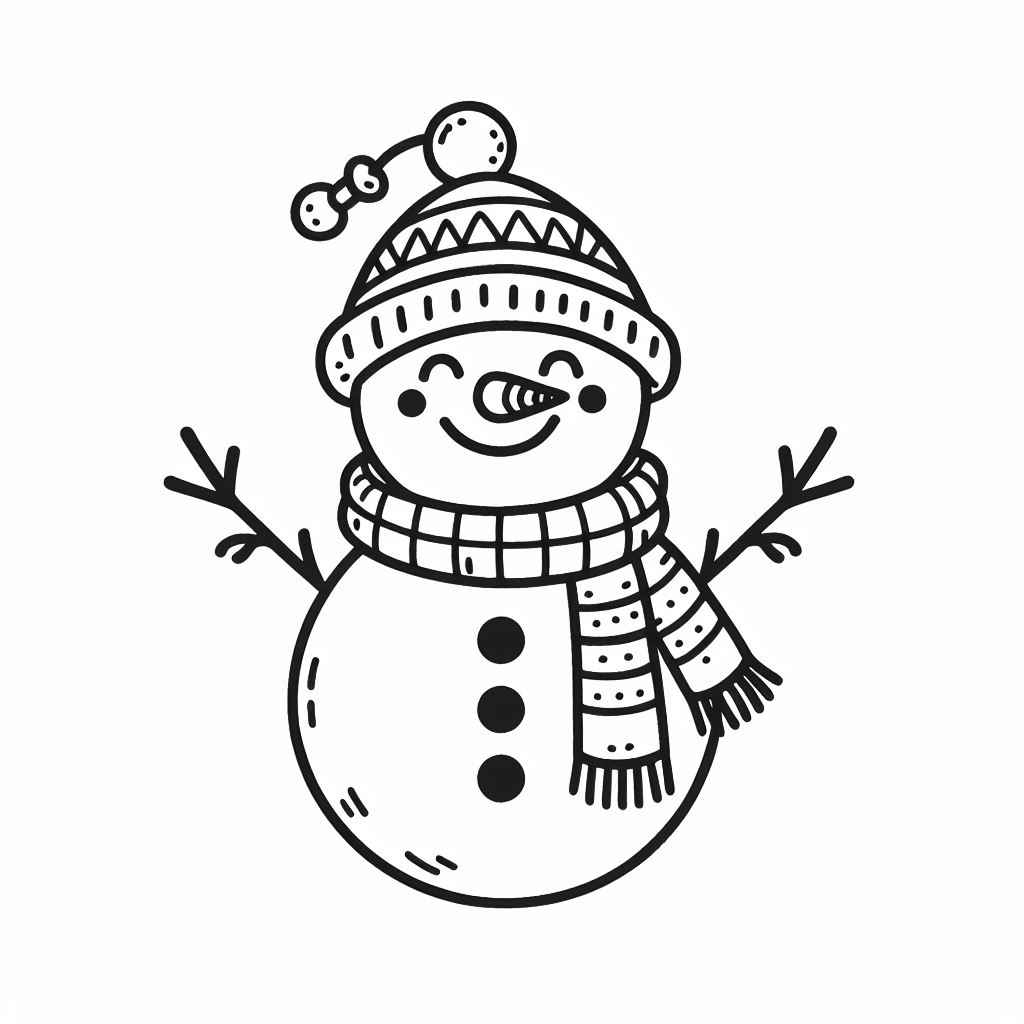 mooi-schattig-gratis-afdrukken-kawaii-kleurplaat-kleurplaat-sneeuwpop.jpg