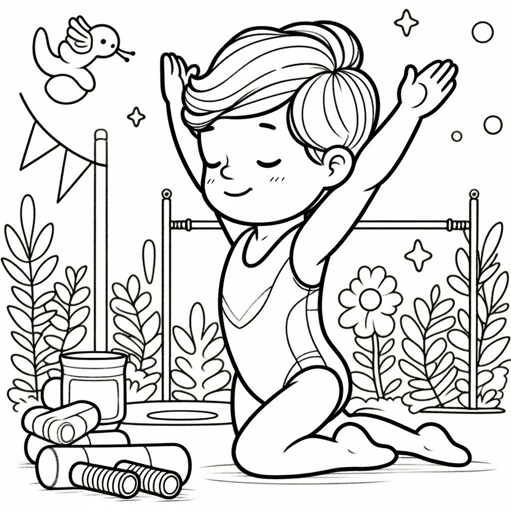 kawaii-kleurplaat-turnen-kleurplaat-mooi-schattig-gratis-afdrukken.jpg