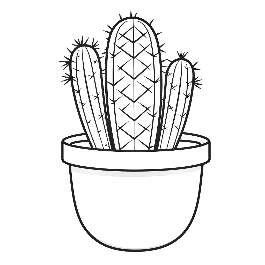kleurplaat-kleurplaten-cactus-afdrukken-schattig-kawaii-mooi.webp