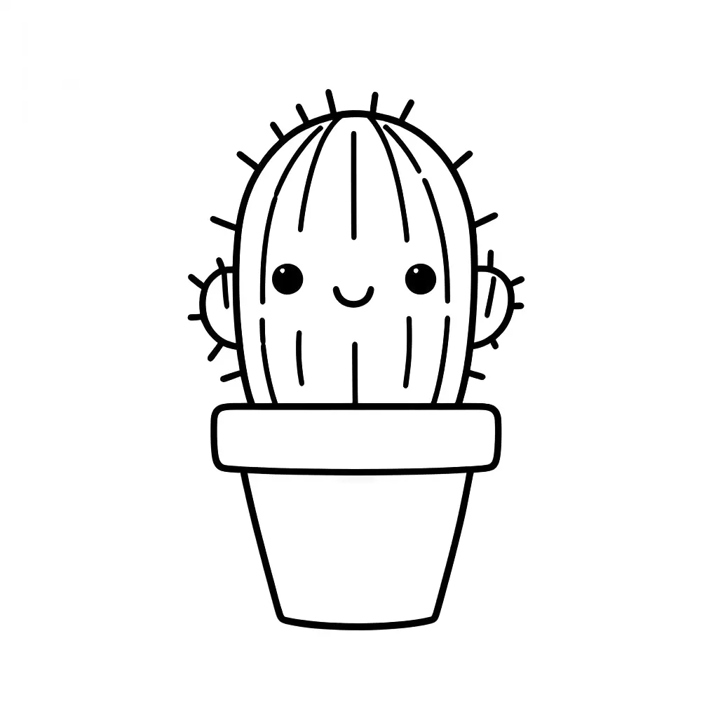 kleurplaten-cactus-kawaii-kleurplaat-afdrukken.webp