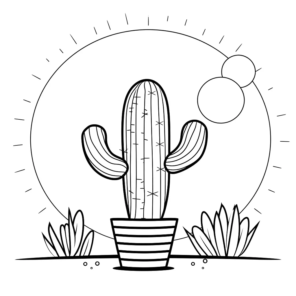 schattig-mooi-kleurplaat-afdrukken-kawaii-kleurplaten-cactus.webp