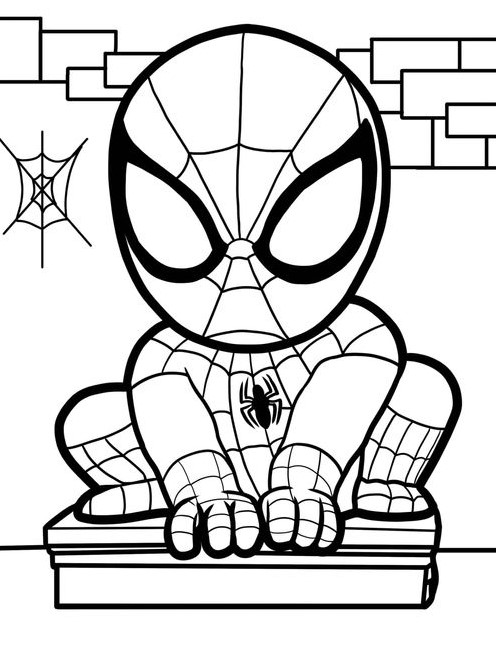 schattig-afdrukken-kleurplaten-spiderman-kawaii-kleurplaat.jpg