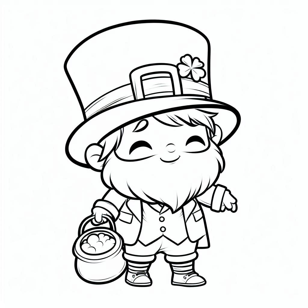 leprechaun-kleurplaat-mooi-downloaden-kawaii-schattig.jpg
