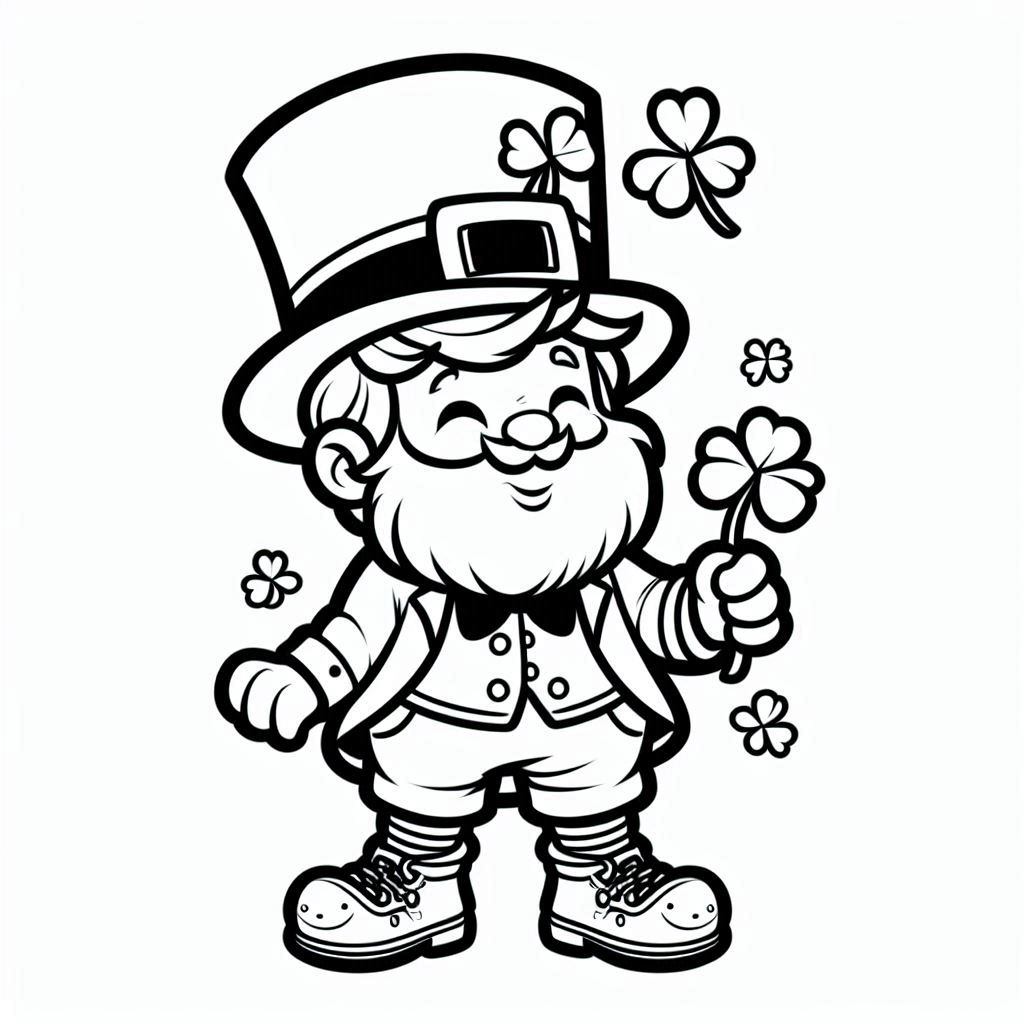 mooi-schattig-kleurplaat-kawaii-afdrukken-leprechaun.jpg